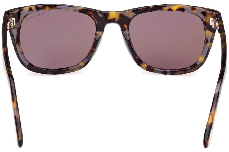 Sunglasses Tom Ford Kendel FT1076 55L Quadratisch Havanna