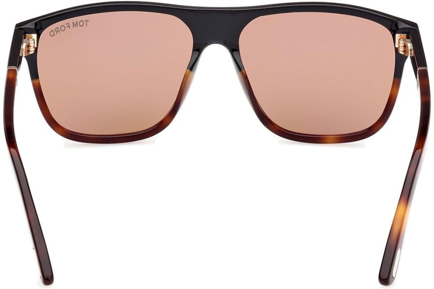 Sonnenbrille Tom Ford Frances FT1081 05E Quadratisch Schwarz