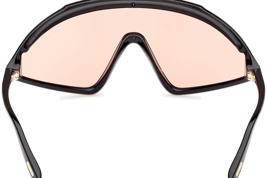 Sonnenbrille Tom Ford Lorna FT1121 01E Monoscheibe | Shield Schwarz