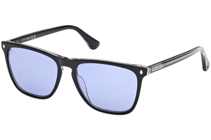 Sunglasses Web WE0363 05V Quadratisch Schwarz