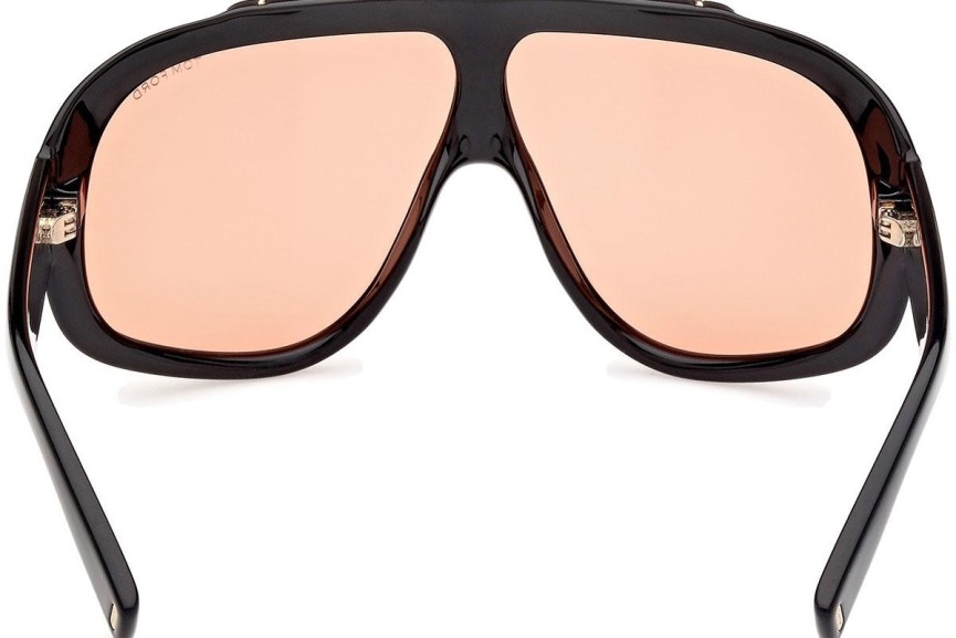 Sonnenbrille Tom Ford Rellen FT1093 01E Quadratisch Schwarz