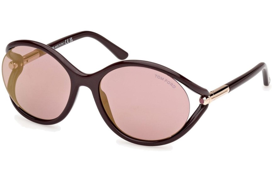 Sunglasses Tom Ford Melody FT1090 48Z Rund Braun