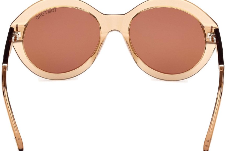 Sunglasses Tom Ford Seraphina FT1088 45E Rund Braun