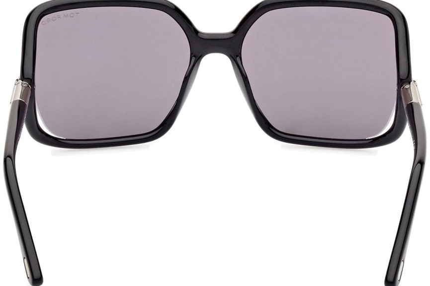 Sunglasses Tom Ford Solange-02 FT1089 01C Quadratisch Schwarz