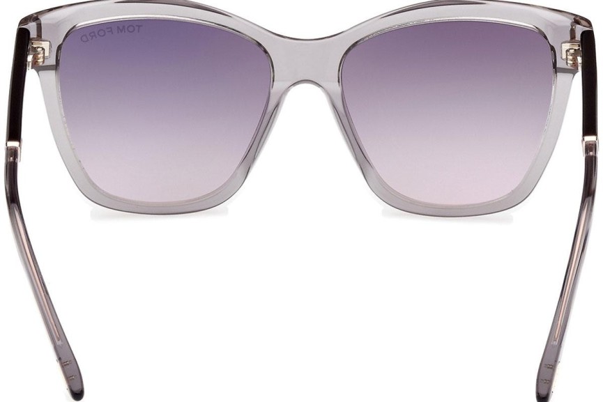 Sonnenbrille Tom Ford Lucia FT1087 20A Quadratisch Grau