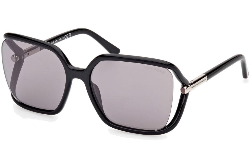 Sunglasses Tom Ford Solange-02 FT1089 01C Quadratisch Schwarz