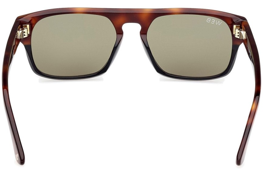 Sunglasses Web WE0359 56N Quadratisch Havanna