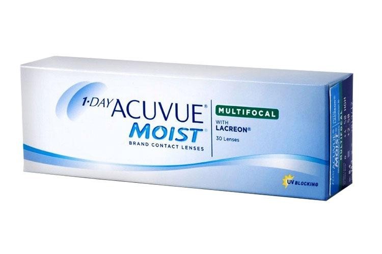 Contact Lenses 1-DAY ACUVUE MOIST MULTIFOCAL WITH LACREON 30