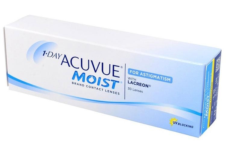 Contact Lenses 1-DAY ACUVUE MOIST FOR ASTIGMATISM 30