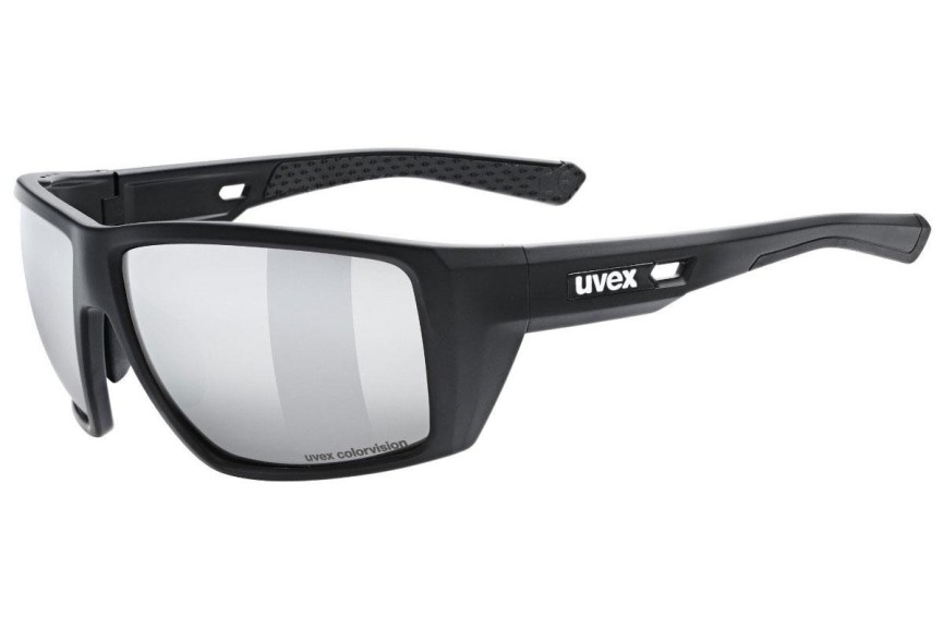 Sonnenbrille uvex mtn venture CV 2280 Quadratisch Schwarz