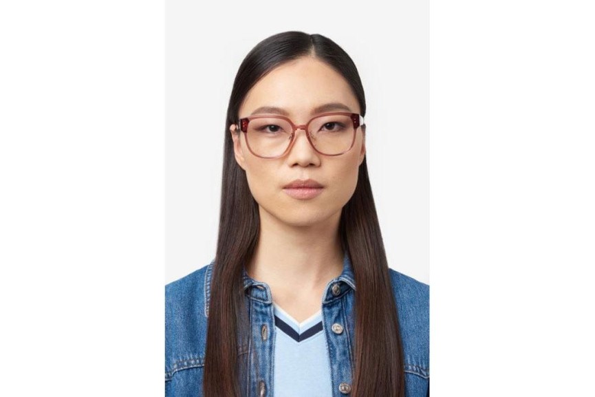 Glasses Tommy Hilfiger TH2117/F 35J Quadratisch Rosa