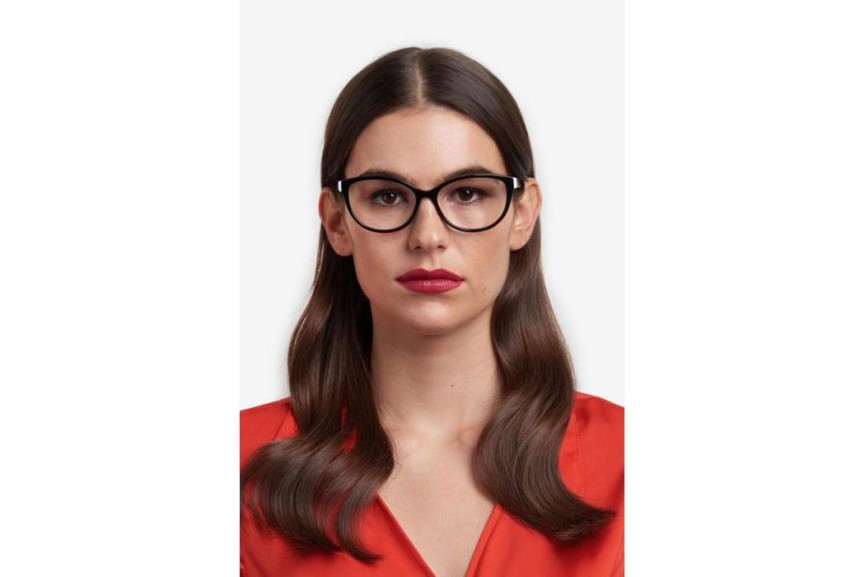 Glasses Carolina Herrera HER0240 80S Cat Eye Schwarz