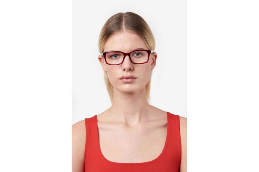 Glasses Tommy Hilfiger TH2109 8CQ Rechteck Rot