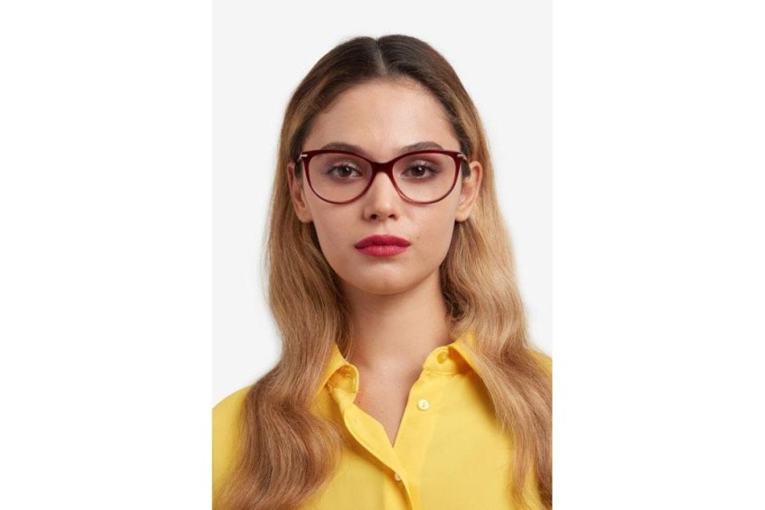 Glasses Carolina Herrera HER0231 2OO Rechteck Rot