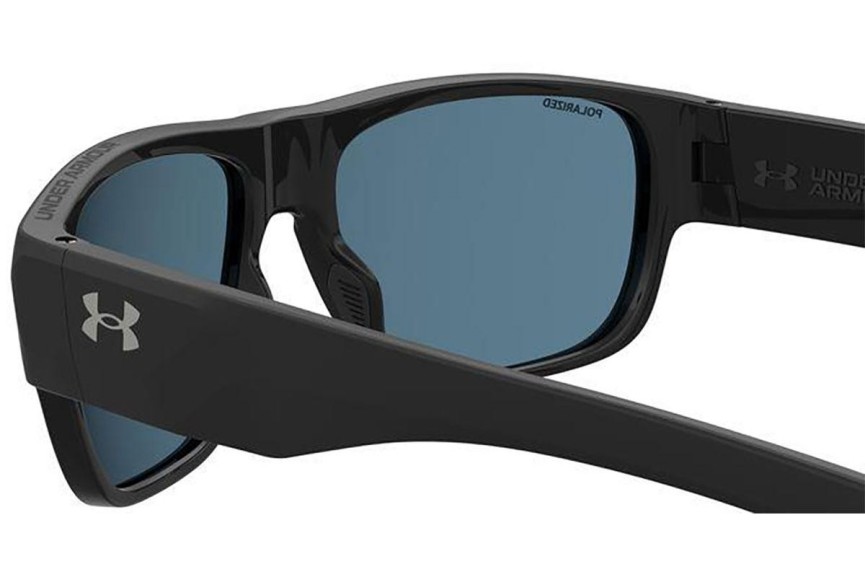 Sunglasses Under Armour UASCORCHER 08A/5X Polarized Quadratisch Schwarz