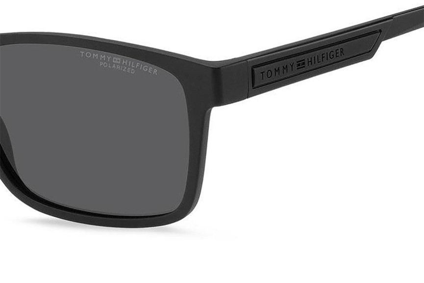 Sonnenbrille Tommy Hilfiger TH2089/S 003/M9 Polarized Rechteck Schwarz