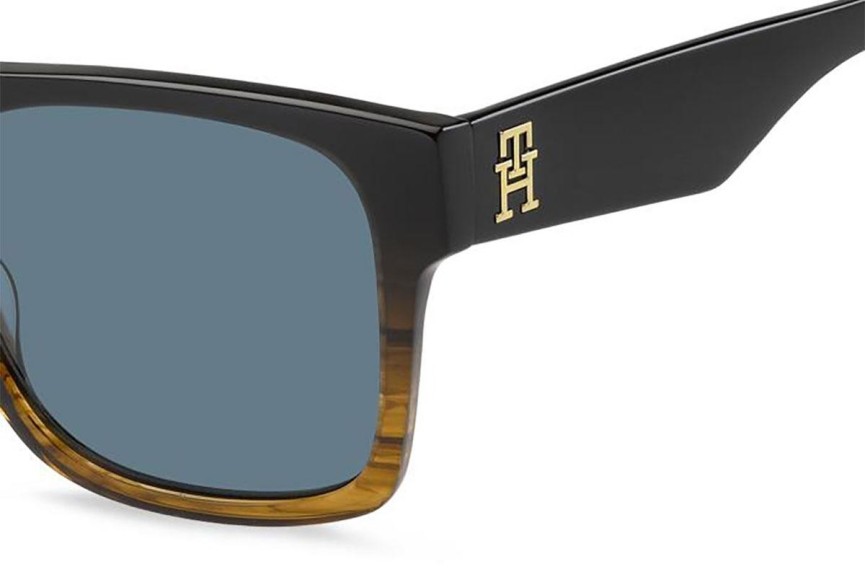 Sunglasses Tommy Hilfiger TH2118/S 37N/KU Rechteck Schwarz