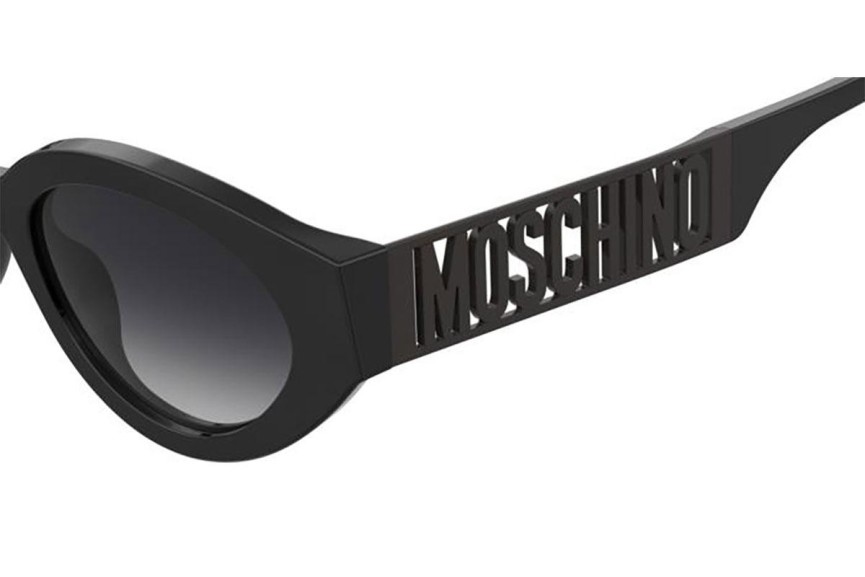 Sunglasses Moschino MOS160/S 807/9O Oval Schwarz