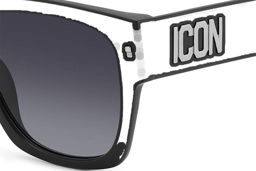 Sunglasses Dsquared2 ICON0004/S P5I/9O Quadratisch Schwarz