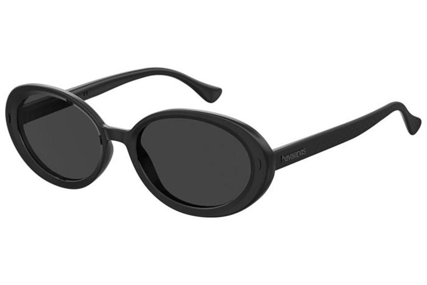 Sonnenbrille Havaianas CALHETAS 807/IR Oval Schwarz