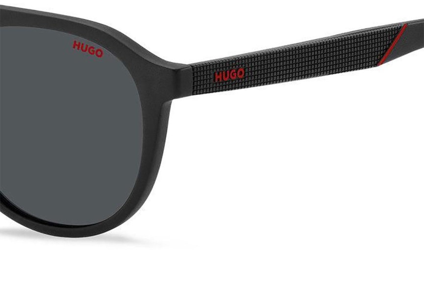 Sonnenbrille HUGO HG1305/S 807/IR Rund Schwarz