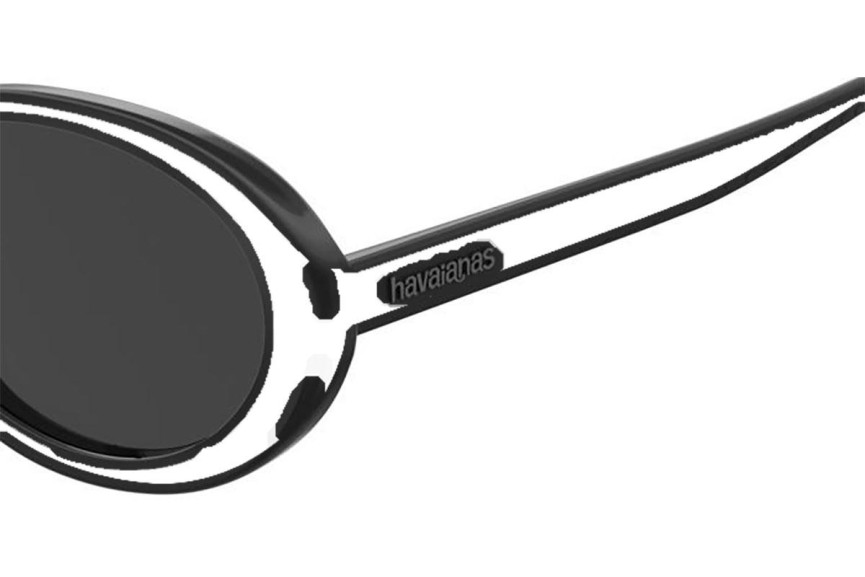 Sonnenbrille Havaianas CALHETAS 807/IR Oval Schwarz