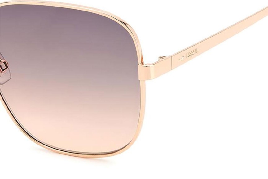 Sunglasses Fossil FOS2133/G/S AU2/FF Quadratisch Gold