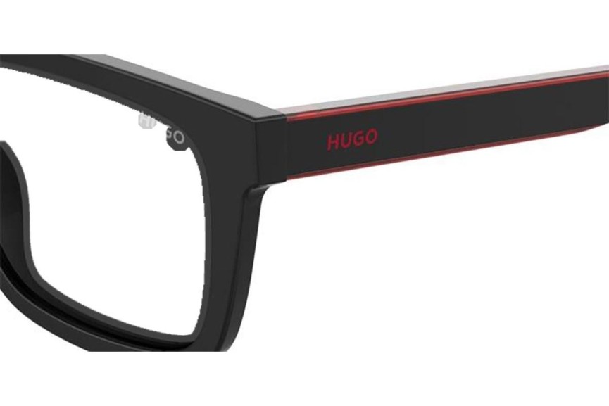 Sonnenbrille HUGO HG1297/S OIT/IR Flat Top Schwarz