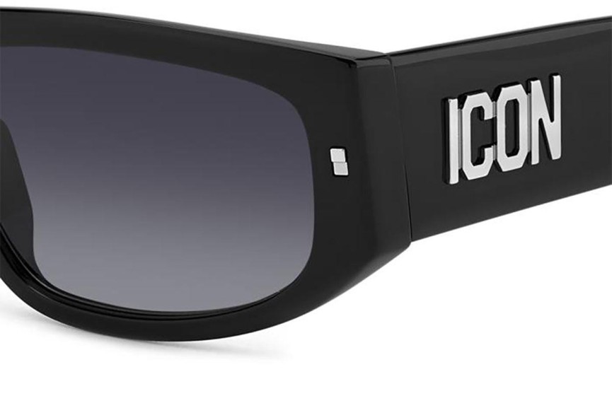 Sonnenbrille Dsquared2 ICON0016/S 807/9O Rechteck Schwarz