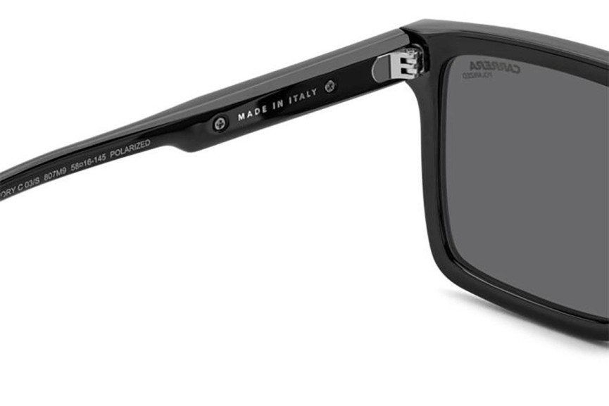 Sunglasses Carrera VICTORYC03/S 807/M9 Polarized Flat Top Schwarz