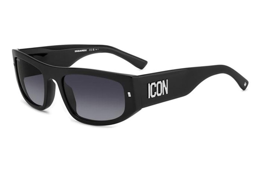 Sunglasses Dsquared2 ICON0016/S 807/9O Rechteck Schwarz