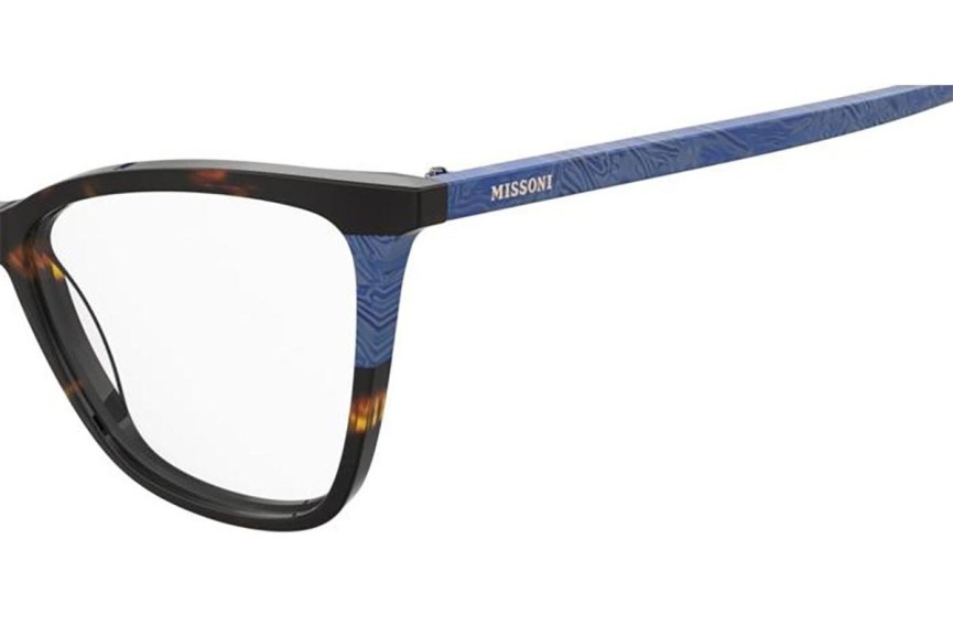 Glasses Missoni MIS0177 1BJ Rechteck Havanna