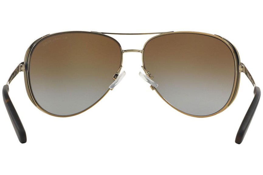 Sunglasses Michael Kors Chelsea MK5004 1014T5 Polarized Pilot Gold