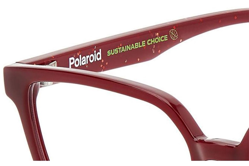 Glasses Polaroid Junior PLDD836 C9A Rechteck Rot