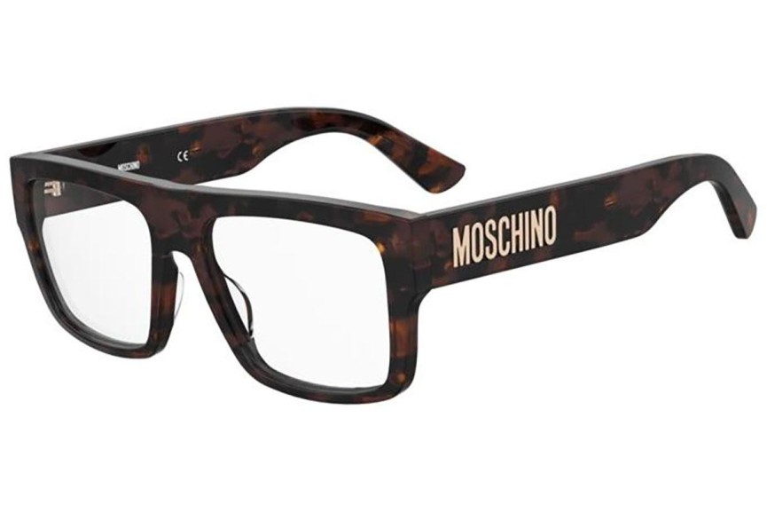 Brillen Moschino MOS637 086 Flat Top Havanna