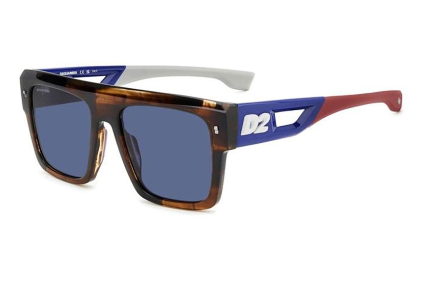 Sonnenbrille Dsquared2 D20127/S EX4/KU Flat Top Braun