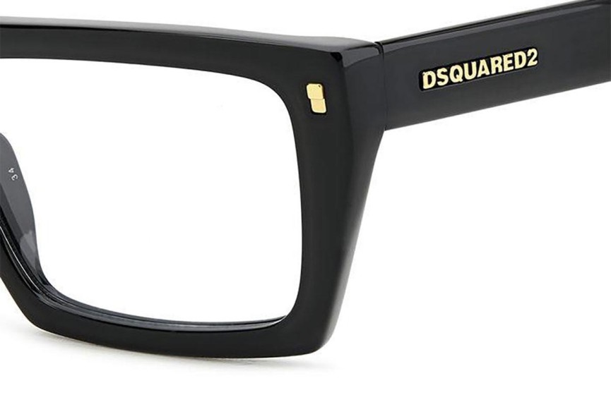 Brillen Dsquared2 D20130 807 Flat Top Schwarz