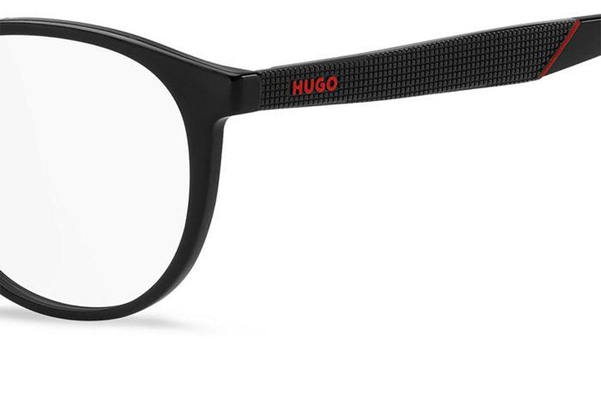 Glasses HUGO HG1308 807 Rund Schwarz