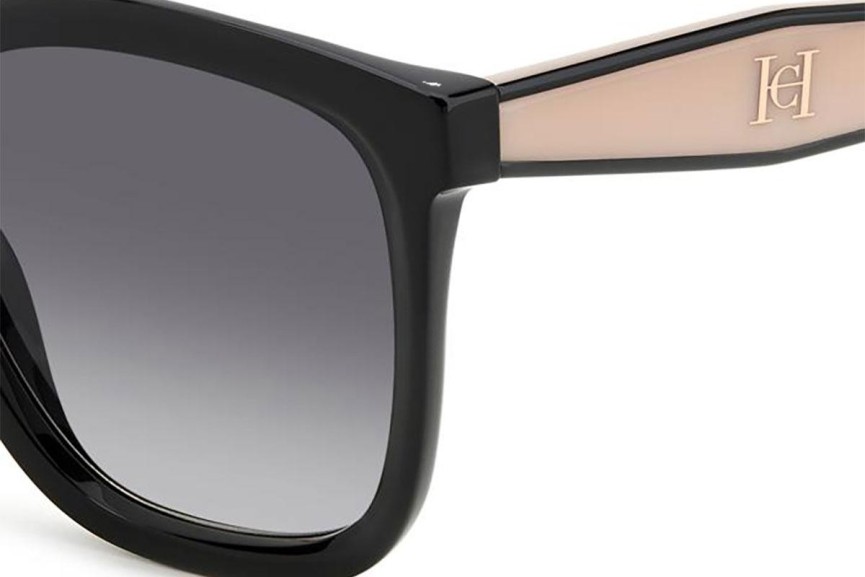 Sunglasses Carolina Herrera HER0225/G/S 3H2/9O Quadratisch Schwarz