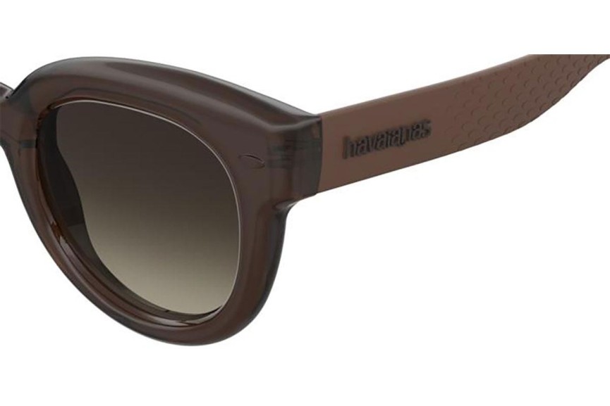 Sonnenbrille Havaianas ILHEUS 09Q/HA Rund Braun