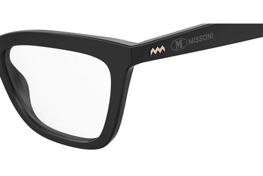 Brillen M Missoni MMI0172 807 Rechteck Schwarz