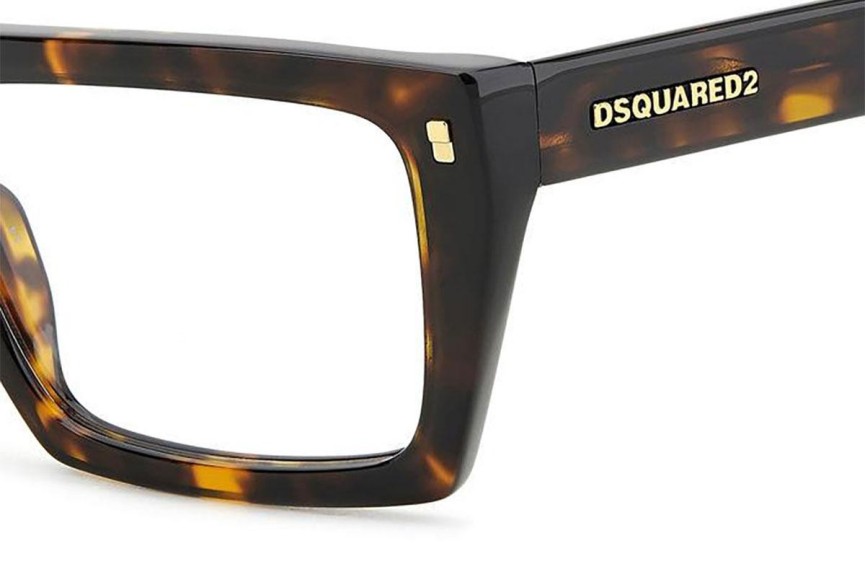 Glasses Dsquared2 D20130 086 Flat Top Havanna