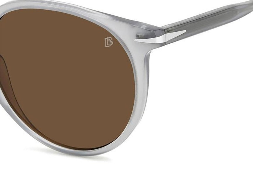 Sonnenbrille David Beckham DB1139/S KB7/70 Rund Grau