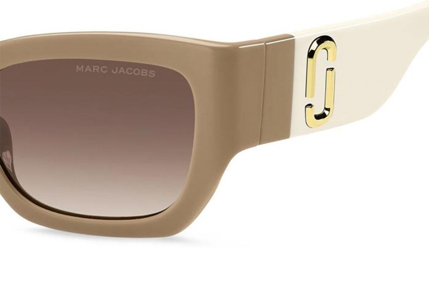 Sonnenbrille Marc Jacobs MARC723/S 10A/HA Rechteck Beige