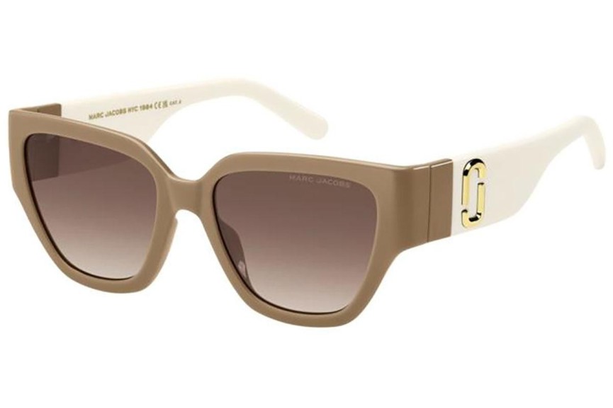 Sonnenbrille Marc Jacobs MARC724/S 10A/HA Rechteck Beige