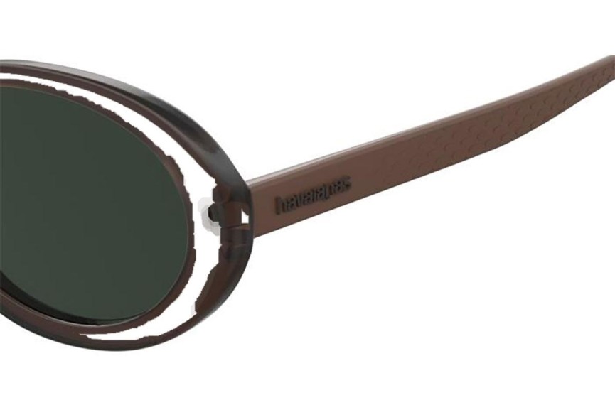 Sonnenbrille Havaianas CALHETAS 09Q/QT Oval Braun