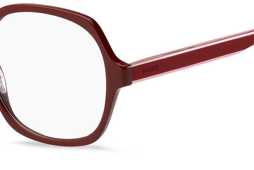 Glasses HUGO HG1302 0T5 Quadratisch Rot