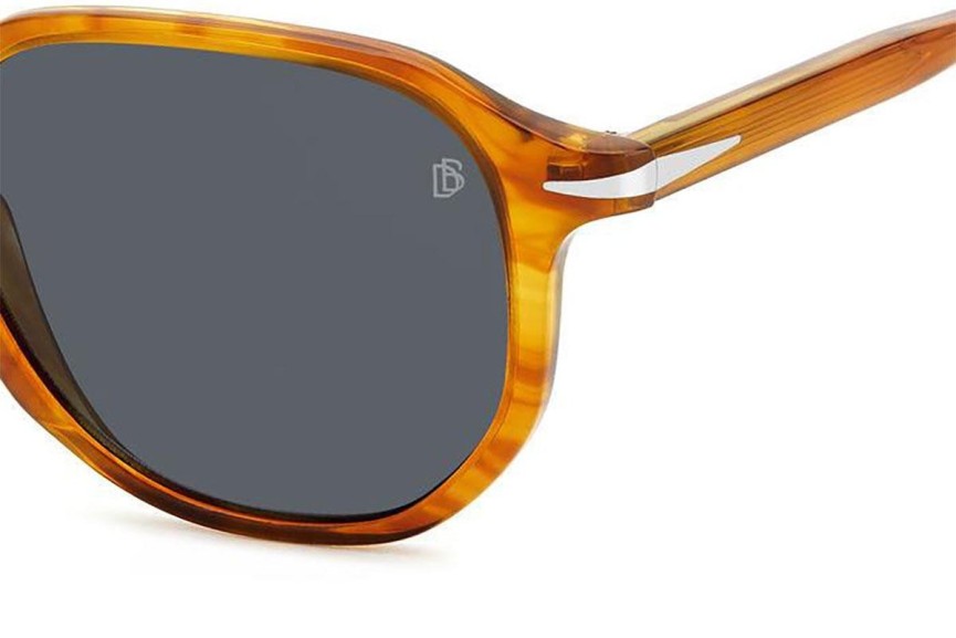 Sunglasses David Beckham DB1140/S KVI/IR Rechteck Braun