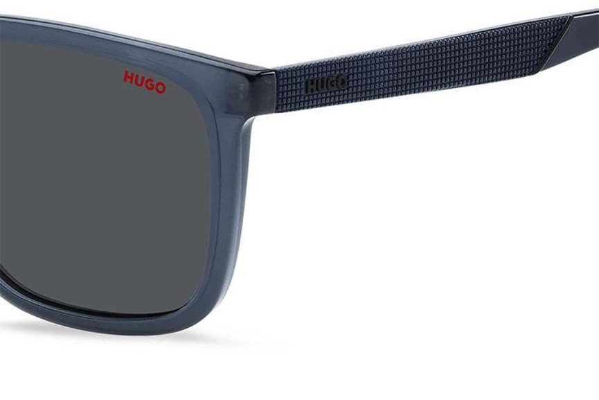 Sunglasses HUGO HG1304/S PJP/IR Flat Top Blau