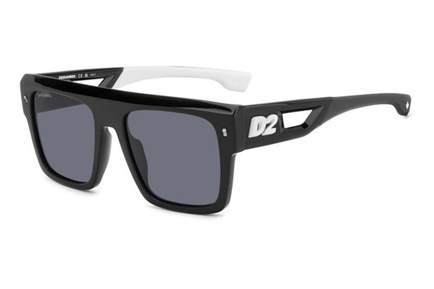 Sonnenbrille Dsquared2 D20127/S 80S/IR Flat Top Schwarz